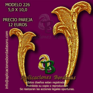 APLICACIÓN BORDADA 226