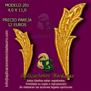 APLICACIÓN BORDADA 201