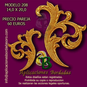 APLICACIÓN BORDADA 208