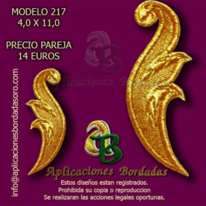 APLICACIÓN BORDADA 217