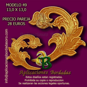 APLICACIÓN BORDADA 49